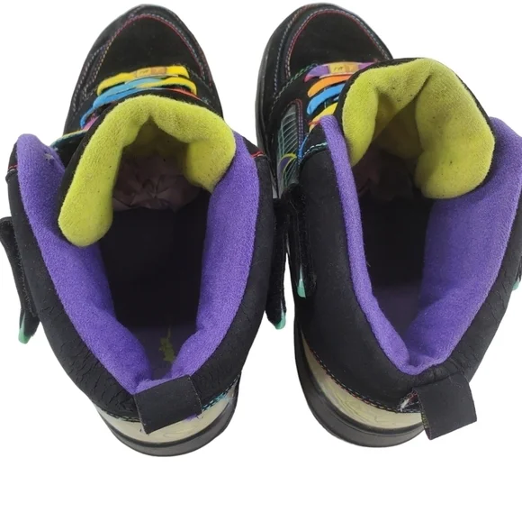 Nike Jordan Fusion 5 V AF-1 Shoes Men sz 8 Black Rainbow Mid Sneakers 070911-LN3 Nike Jordan Fusion 5 V AF-1 Shoes Men sz 8 Black Rainbow Mid  main image 2